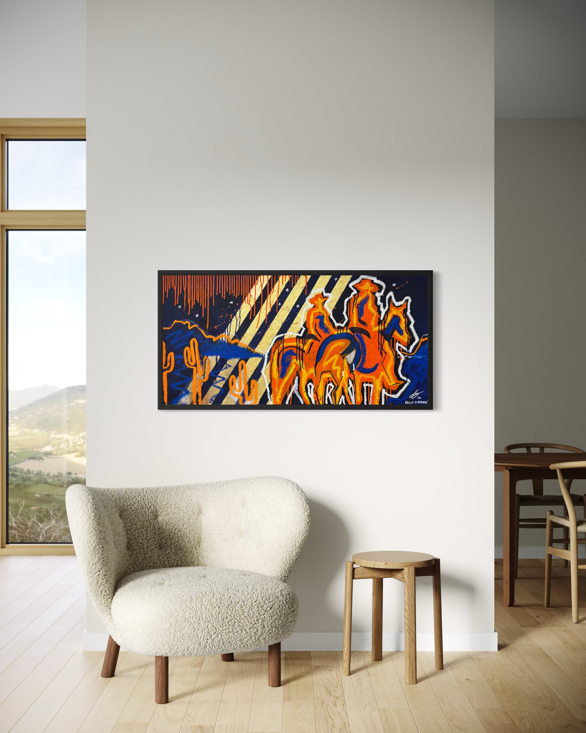 Memories of a Dream by Kelly O'Brien shown in an interior