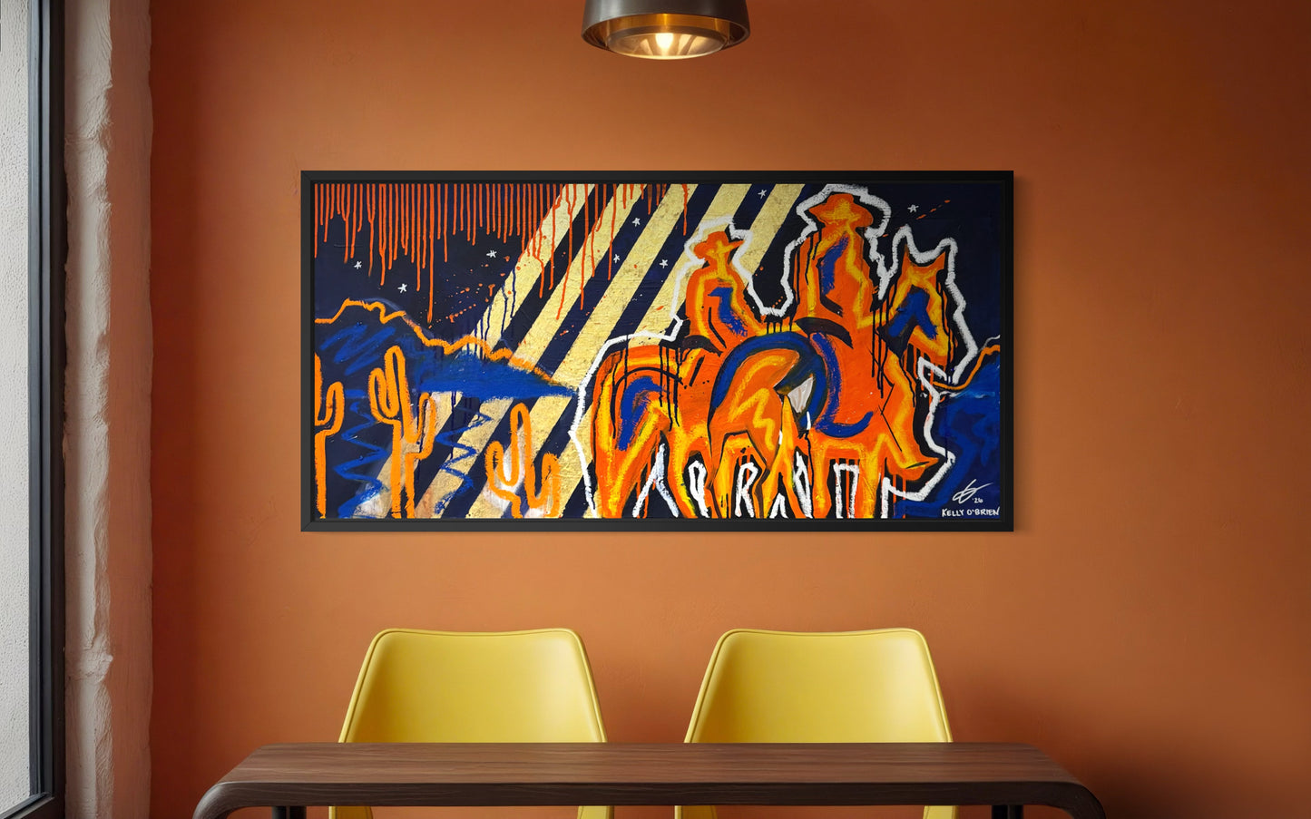 Memories of a Dream by Kelly O'Brien shown in an interior