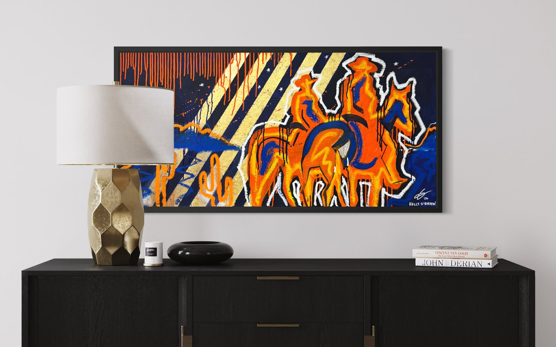 Memories of a Dream by Kelly O'Brien shown in an interior