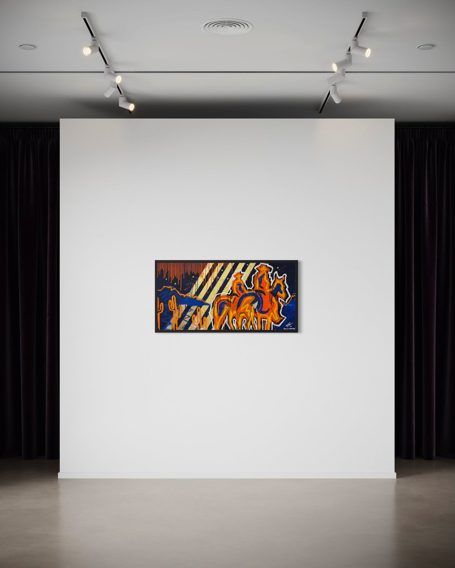 Memories of a Dream by Kelly O'Brien in a gallery setting